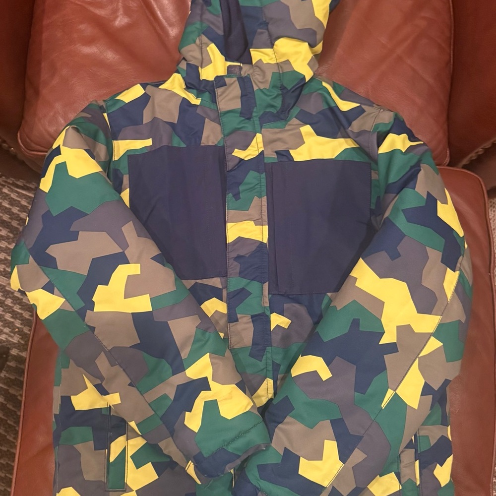 Hanna Andersson Kids Camouflage Puffer Jacket